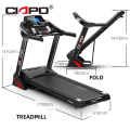 New design Electric treadmill running machine for home use cheap folding incline gym fitness equipment manufacturer China